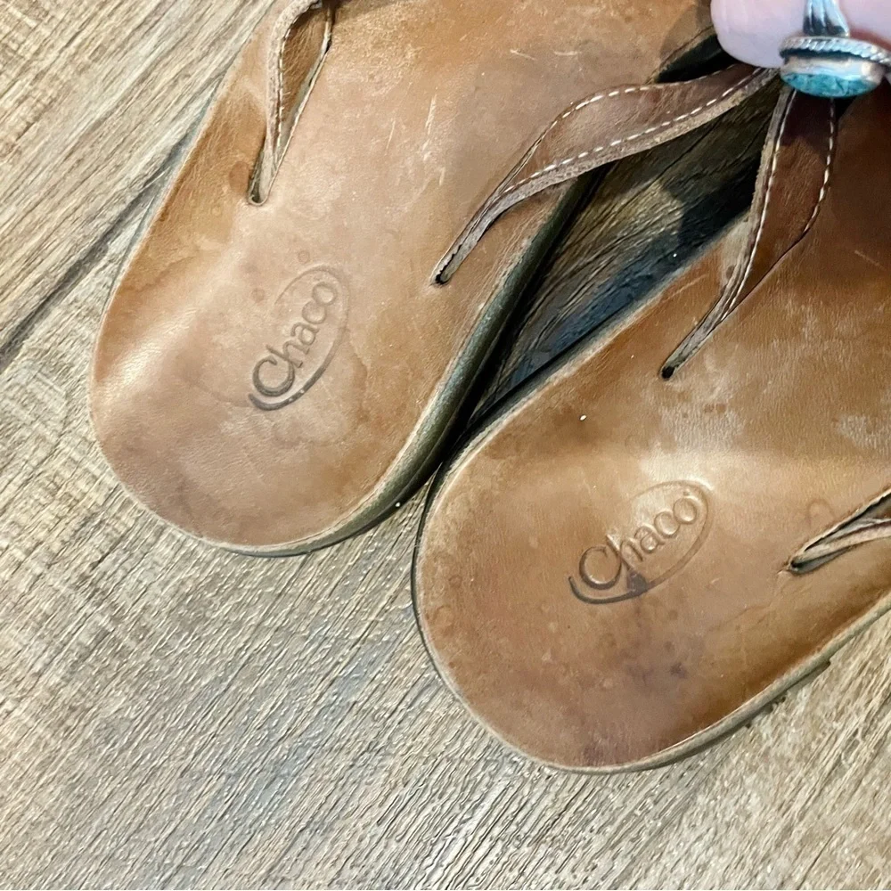 3/$20 Chaco Classic Leather Flip Flops